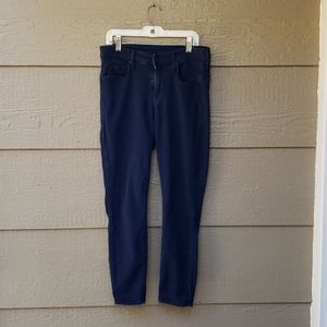 MOTHER Women's Ankle & Cropped Jeans in Dark Blue